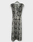Warehouse Animal Print Midi Dress - 14