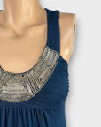 Warehouse Embellished Maxi Dress - 6