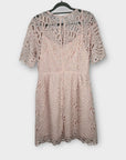 Warehouse Floral Lace Dress - 12