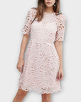 Warehouse Floral Lace Dress - 12