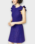 Warehouse Frill Lace Dress - 10/12