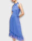 Warehouse Halter Neck Midi Dress - 16