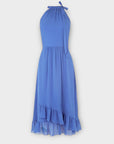 Warehouse Halter Neck Midi Dress - 16