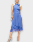 Warehouse Halter Neck Midi Dress - 16