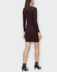 Warehouse Stripe Lurex Bodycon Dress - 6