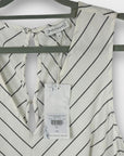 Warehouse Stripe V Neck Midi Dress - 14
