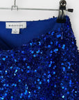 Warehouse Velvet Sequin Midi Skirt - 10 (M)