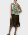 Weekend Max Mara Basilio Printed Silk Top - 10