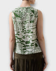 Weekend Max Mara Basilio Printed Silk Top - 10