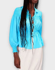 Whistles Eleanor Tie-Front Silk Shirt - 16