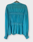 Whistles Eleanor Tie-Front Silk Shirt - 16