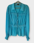 Whistles Eleanor Tie-Front Silk Shirt - 16