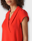 Whistles Flame Sabina V Neck Dress - 8