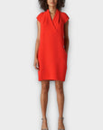 Whistles Flame Sabina V Neck Dress - 8