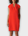 Whistles Flame Sabina V Neck Dress - 8