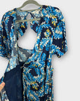 Whistles Floral Midi Wrap Dress - 10