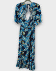 Whistles Floral Midi Wrap Dress - 10