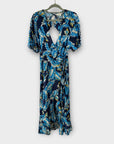 Whistles Floral Midi Wrap Dress - 10