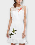 Whistles Harlee Paradise Bird Dress - 10/12