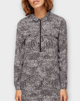 Whistles Kay Ripple Print Shift Dress - M (12)