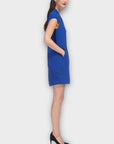 Whistles Paige V-Neck Crepe Dress - 12