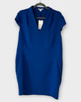 Whistles Paige V-Neck Crepe Dress - 12