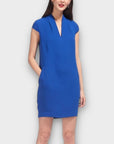 Whistles Paige V-Neck Crepe Dress - 12
