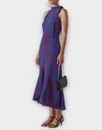 Whistles Peria Tiger Print Silk Dress - 8