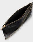 Whistles Shiny Croc Rivington Clutch Bag