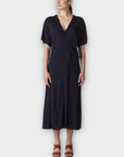 Whistles Spot Wrap Jersey Dress - 10