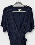 Whistles Spot Wrap Jersey Dress - 10