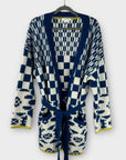 White Stuff Geo Mix Knit Cardigan - 12 (M)