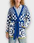 White Stuff Geo Mix Knit Cardigan - 12 (M)