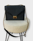 Michael Kors Whitney Large Studded Leather Shoulder Bag