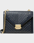 Michael Kors Whitney Large Studded Leather Shoulder Bag