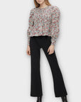 YAS Floral Tulia Smock Cotton Top - 6