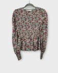 YAS Floral Tulia Smock Cotton Top - 6