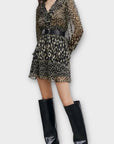 Zara Animal Print Dress - XS