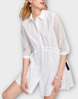 Zara Broderie Dress - XS