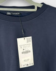 Zara Contrast Cropped Sweater - S