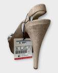 Zara Embellished Suede Heels - 3/36