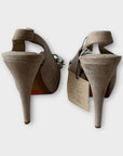 Zara Embellished Suede Heels - 3/36