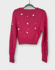 Zara Floral Embroidered Knit Cardigan - S (6/8)