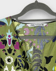 Zara Floral Kaftan Cotton Dress - 14/16 (XL)