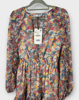 Zara Floral Mini Dress - S/M