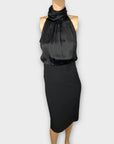 Zara Halter Neck Midi Dress - 8/10 (M)
