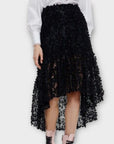 Zara Hi Low Textured Midi Skirt - S