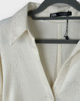 Zara Jacquard Shirt Dress - 12 (L)