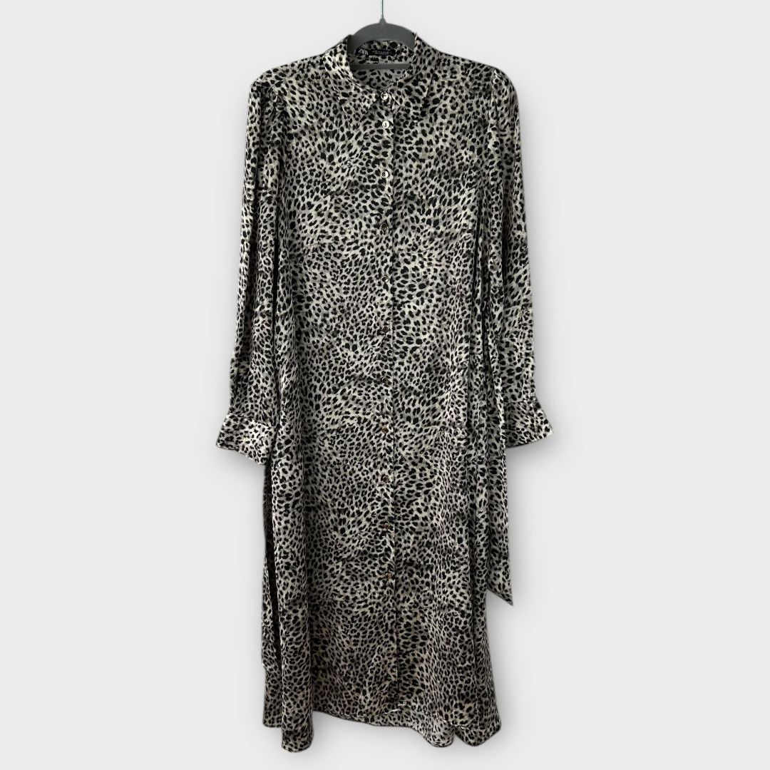 Zara Leopard Print Dress - S