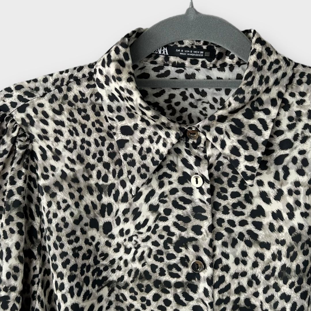 Zara Leopard Print Dress - S